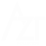 Logo AZT Pollution blanco